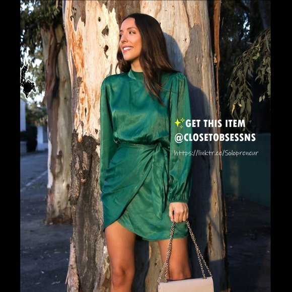 ZARA Short Dress with Knot Detail* - Picture 6 of 16